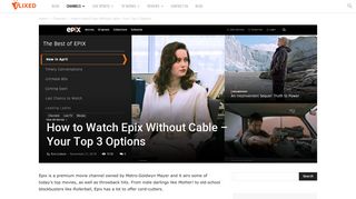 How to Watch Epix Without Cable - Your Top 3 Options - Flixed