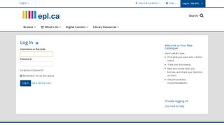Log In / Register - BiblioCommons