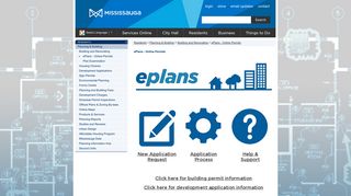 Mississauga.ca - Residents - ePlans - Online Permits