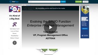 Evolving the EPMO Function Enterprise Program Management - ppt ...