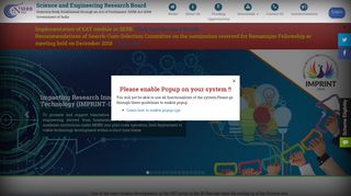 The Electronic Project Proposal Management System, For SERB