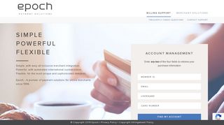 Epoch.com - Accept Payments Online Worldwide