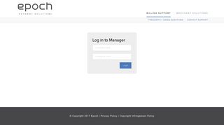 Log in to Manager - Epoch.com