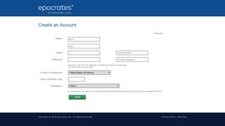Epocrates - Create an Account