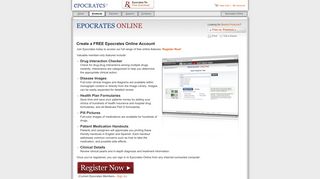 Create a FREE Epocrates Online Account
