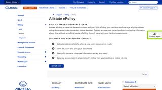 Allstate ePolicy | Allstate Insurance Company