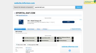 eportal.daf.com at WI. DAF ePortal - Website Informer