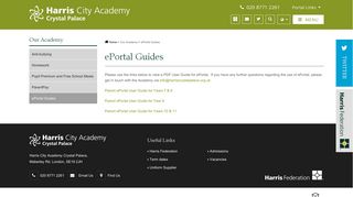 ePortal Guides - Harris City Academy Crystal Palace