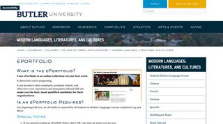 ePortfolio | Butler.edu