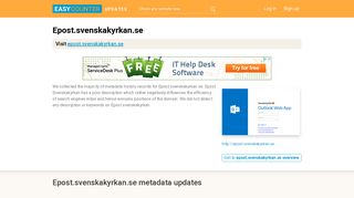 Epost Svenskakyrkan (Epost.svenskakyrkan.se) - Outlook Web App