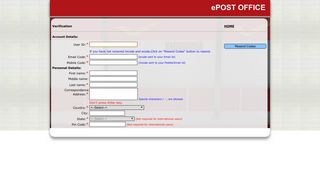 Registration - ePost Office