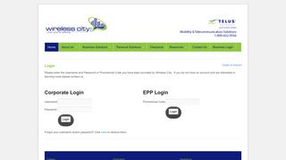 EPP Login - Wireless City