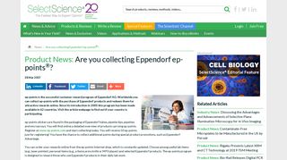 Are you collecting Eppendorf ep-points - SelectScience