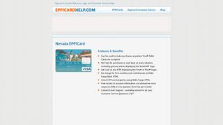 Nevada EPPICard - Eppicard Help