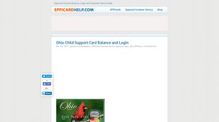 Ohio Child Support Card Balance and Login - Eppicard Help