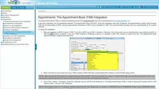 Eppointments' The Appointment Book (TAB) Integration