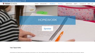 Homework | Teign School