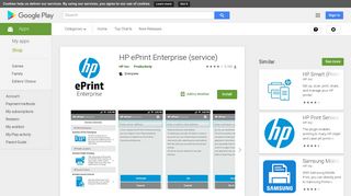 HP ePrint Enterprise (service) - Apps on Google Play