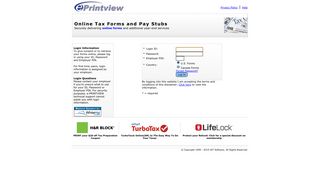 e-Printview Online Tax Forms & Pay Stubs