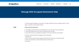ePrism Messaging Encryption Help | ePrism Support | EdgeWave