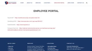 Employee Portal – Keystone Quality Transport