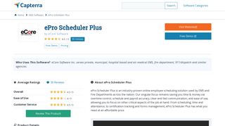ePro Scheduler Plus Reviews and Pricing - 2019 - Capterra
