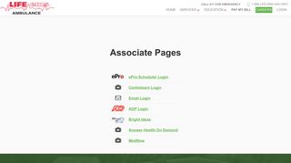 Associate Pages - Life Ems