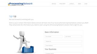 eProcessingNetwork Merchant SignUp