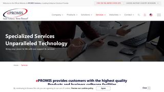ePROMIS Services to Clients - ePROMIS Solutions