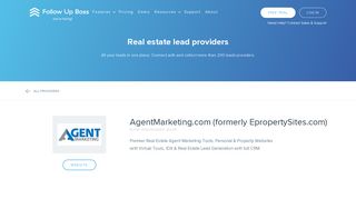 AgentMarketing.com (formerly EpropertySites.com) - Follow Up Boss