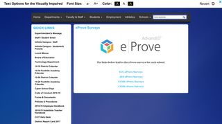 eProve Surveys - Clinton County Schools