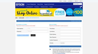 Member Login - Shop - Epson Australia Online