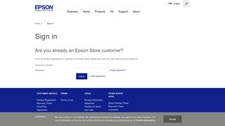 Sign in - Epson - Epson EU