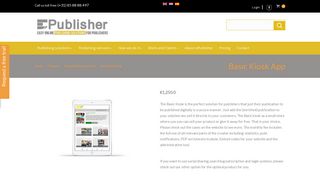 Basic Kiosk App - Epublisher - digital publishing solutions