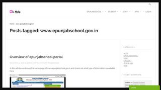 www.epunjabschool.gov.in Archives - MIS HELP