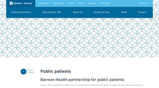 Public patients - Epworth Geelong