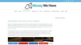 EQ Bank Review - Money We Have