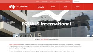 EQUALS International | StudyAdelaide