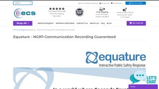 Equature - NG911 Communication Recording Guaranteed
