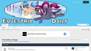 Friendship is Magic - Equestria Daily Forums