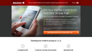 Equifax Canada — Free Credit Monitoring