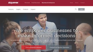 Business & Enterprise | Equifax AU