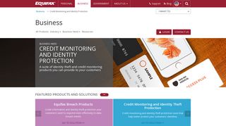 Credit Monitoring and Identity Protection | Business | Equifax