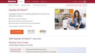 Credit Monitoring & Identity Theft Protection | Equifax