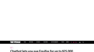 Chatbot lets you sue Equifax for up to $25,000 without a lawyer - The ...