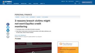 3 reasons breach victims might not want Equifax credit monitoring