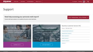 Support | Equifax