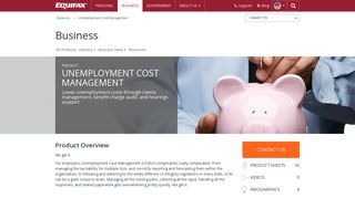 Unemployment Cost Management | Business | Equifax