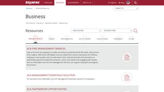 Resources | Business | Equifax