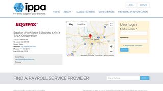 Equifax Workforce Solutions a/k/a TALX Corporation | IPPA